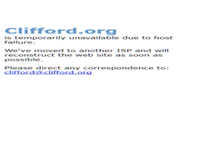 Tablet Screenshot of clifford.org